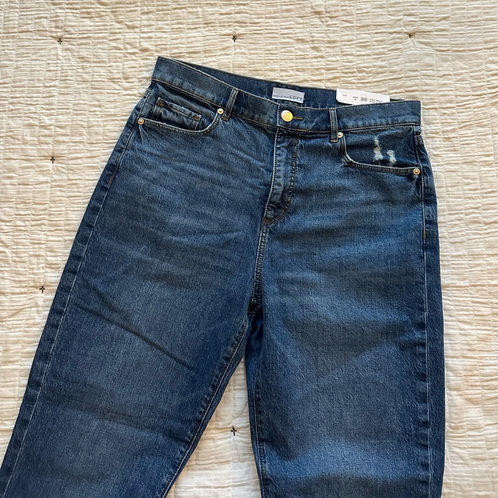 Loft High-Waist Straight Leg Jean - NEW WITH TAGS